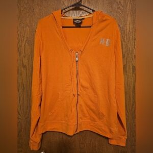 Harley-Davidson Womans Vibrant Orange Hoodie